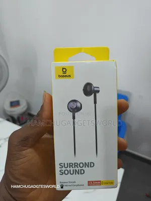 Baseus H19 Wired Earphones 6d Stereo Bass Headphone in-Ear 3.5mm
