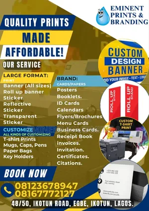 Printing Branding Works, Supervisor/Facility Management