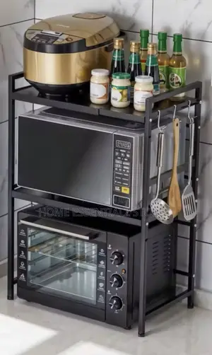 2 Tier Microwave Stand Rack - Microwave Countertop Stand