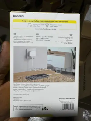 Baseus Palm Fast Charging 1c 20w Adapter