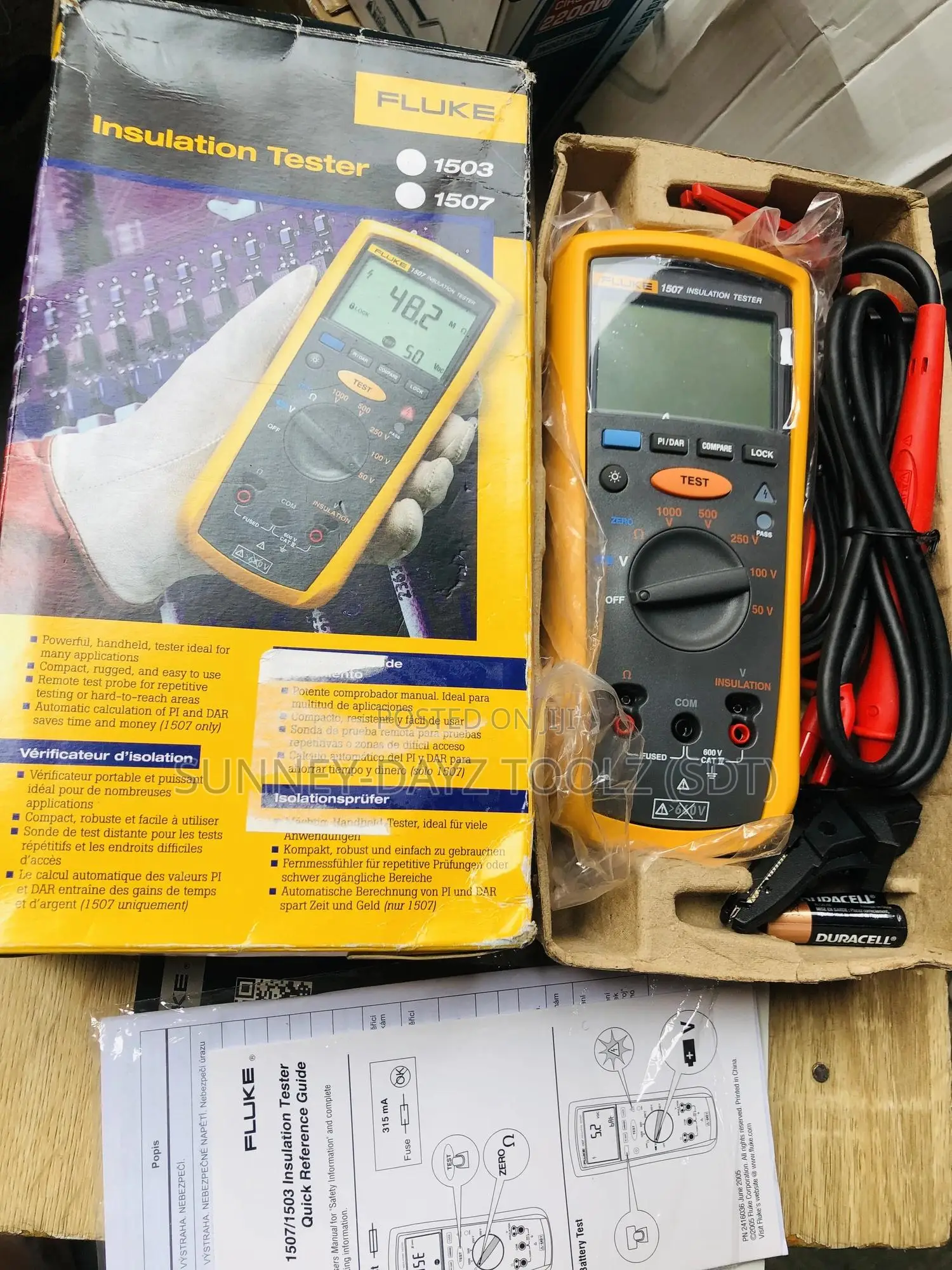Fluke 1507 Digital Insulation Tester