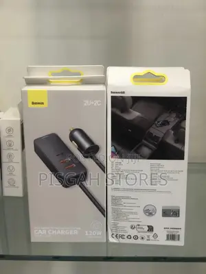 Baseus 2u+2c 120w Car Charger