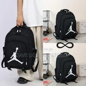 All Black Jordan Back Packs