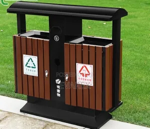 Luxury Waste Bin, Dustbin Brown.