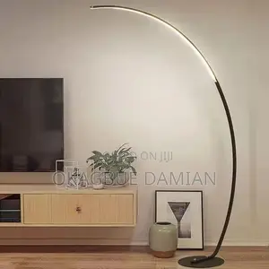 Lamp Modern Design Executive C Shape Luxury Standing Sofa, Beside Lamp