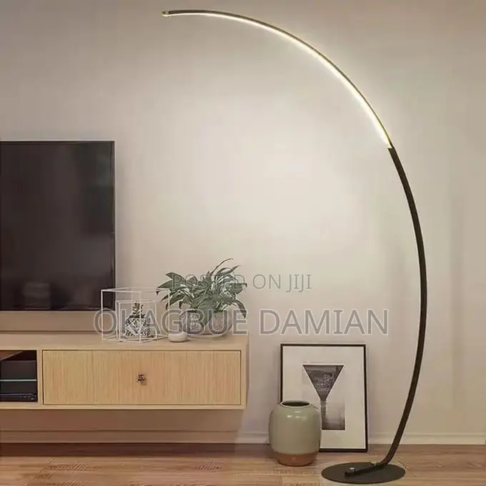 Lamp Modern Design Executive C Shape Luxury Standing Sofa, Beside Lamp