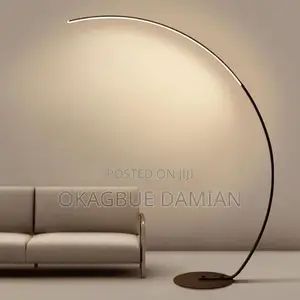Lamp Modern Design Executive C Shape Luxury Standing Sofa, Beside Lamp