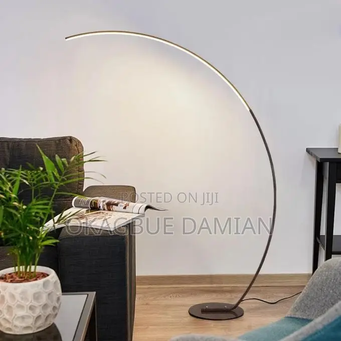 Lamp Modern Design Executive C Shape Luxury Standing Sofa, Beside Lamp