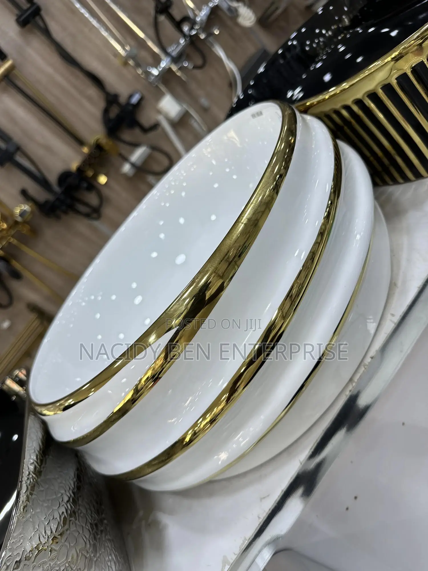 White Ceramic Serving Bowl