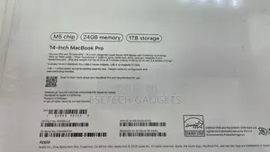 New Laptop Apple MacBook Pro 2025 M5 24GB Apple M5 HDD+SSD 1T