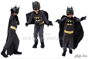 Batman Black Costume For Kids – Jumpsuit With Mask & Cape For Fun