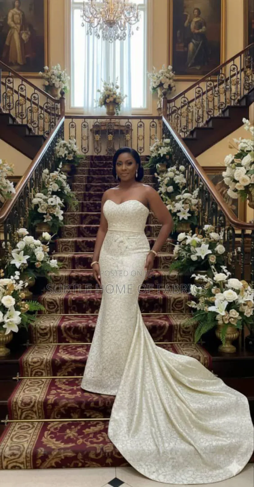 Luxury Damask Fabrics for Weddings, Asoebi Eid Styles