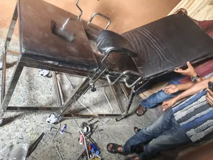 8 Leg Stainless Steel Delivery Bed