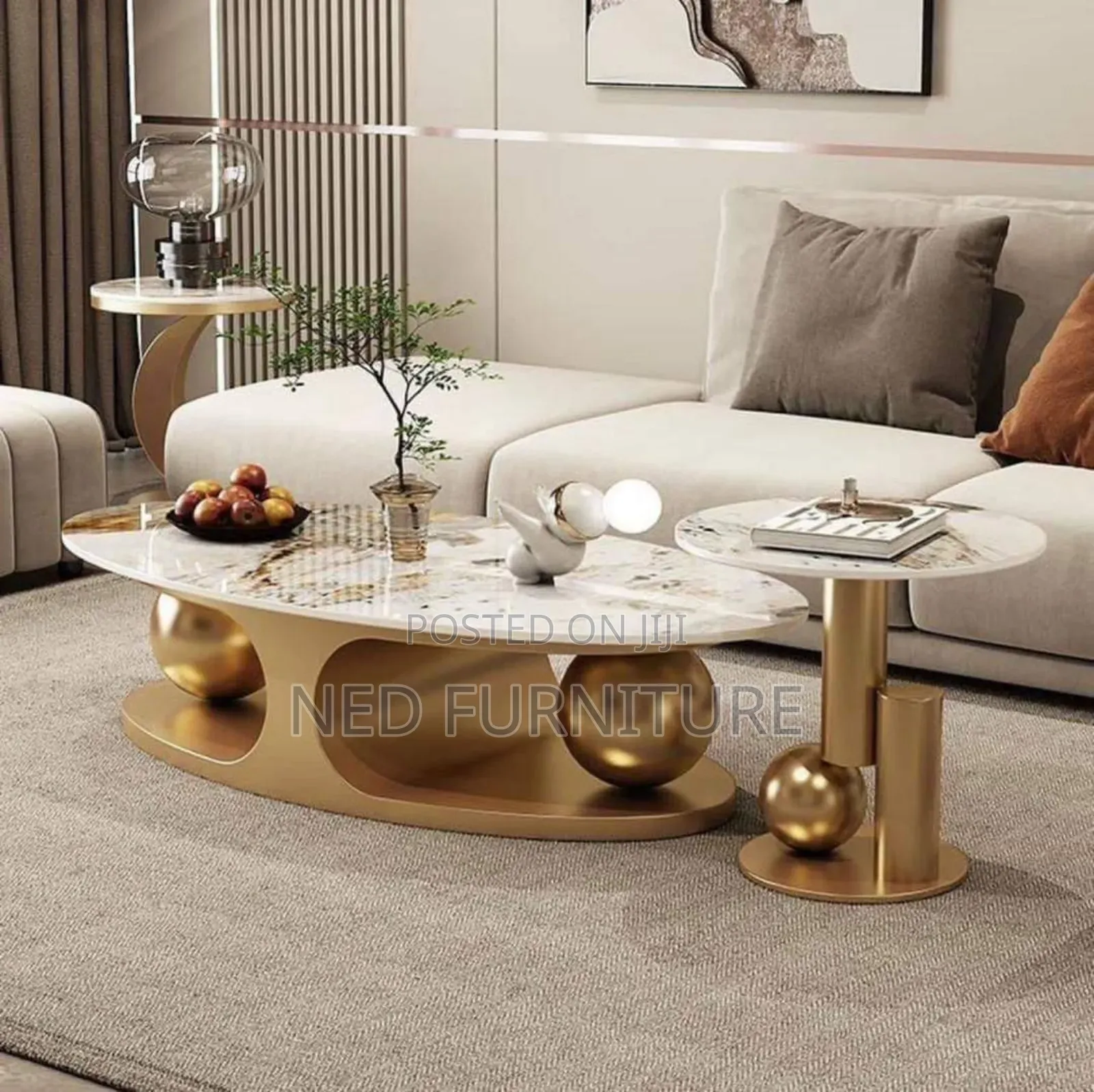 Quality Marble Top Center Table