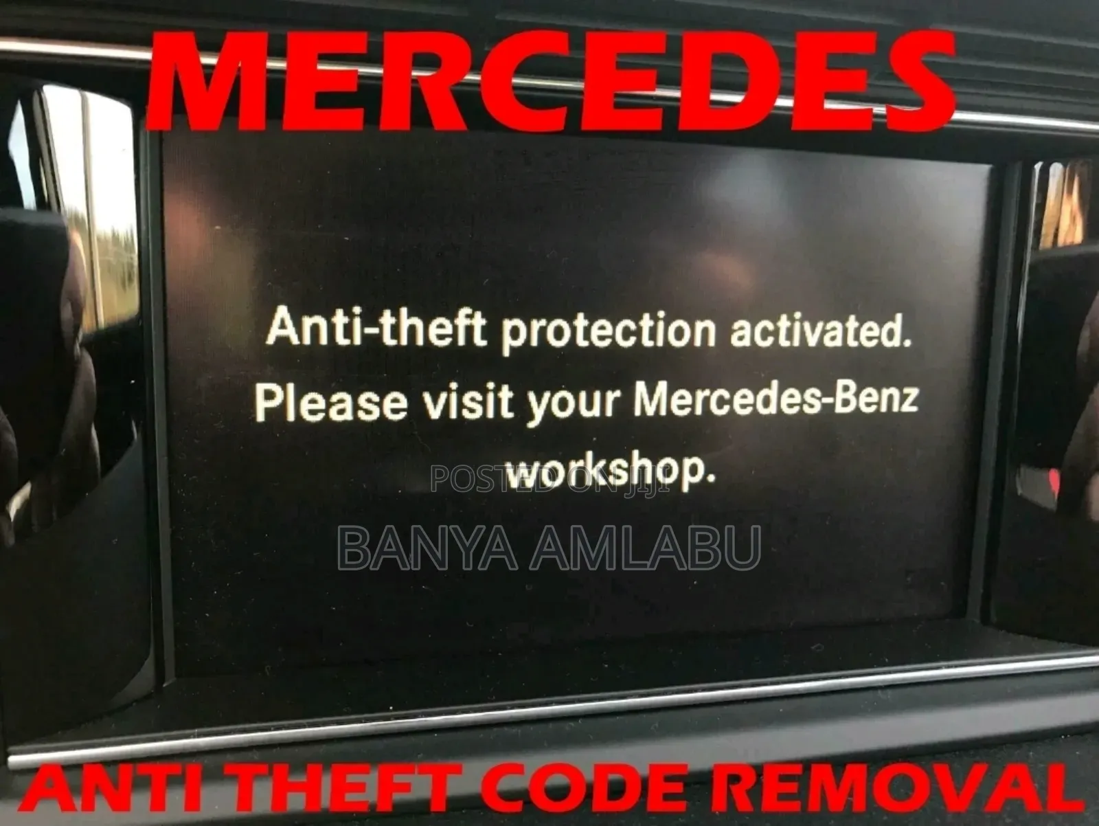 Antitheft Radio Code for Benz