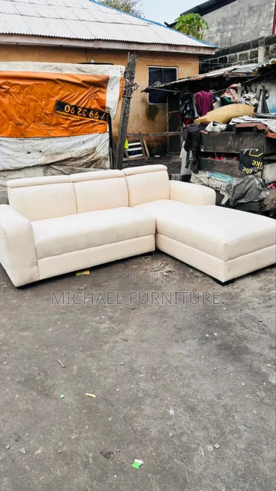Simple Classy L-Shaped Chair