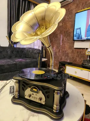Vinyl Gramophone Player With Bt, Usb, Am, Fm