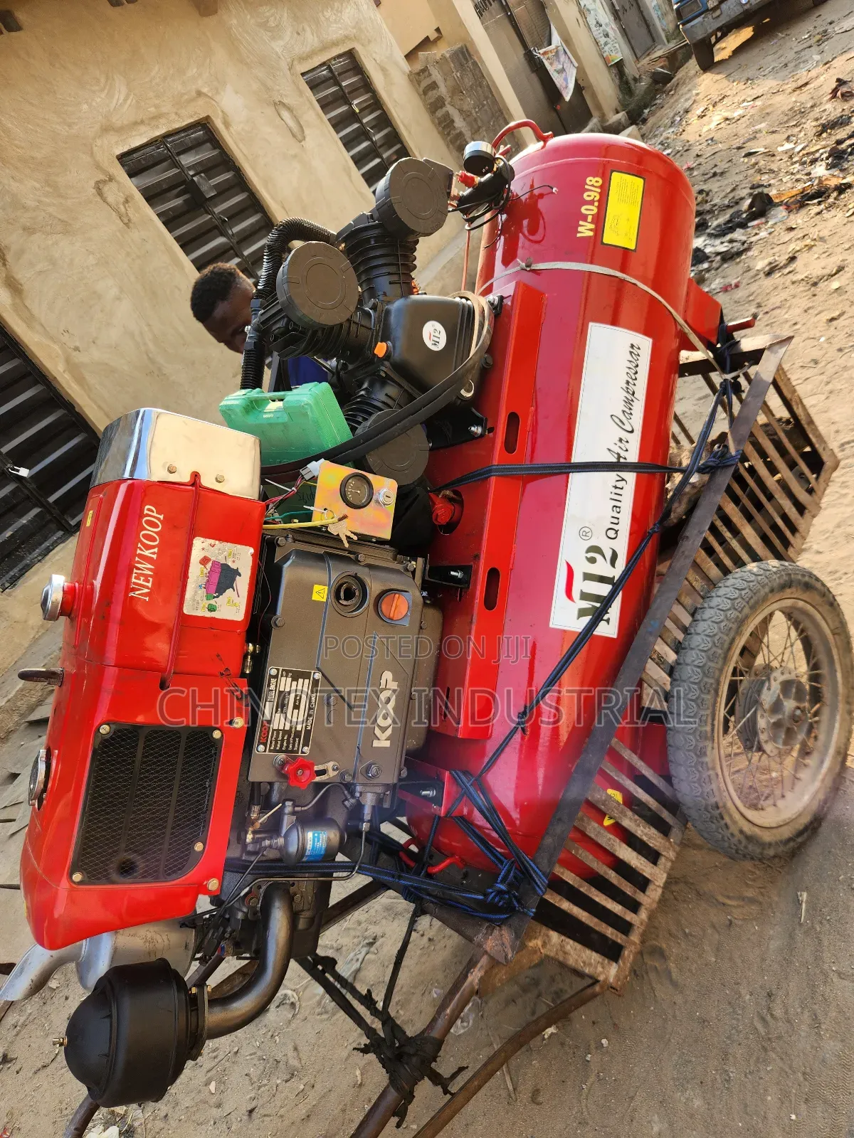 Diesel Drive 300l Air Compressor Machine