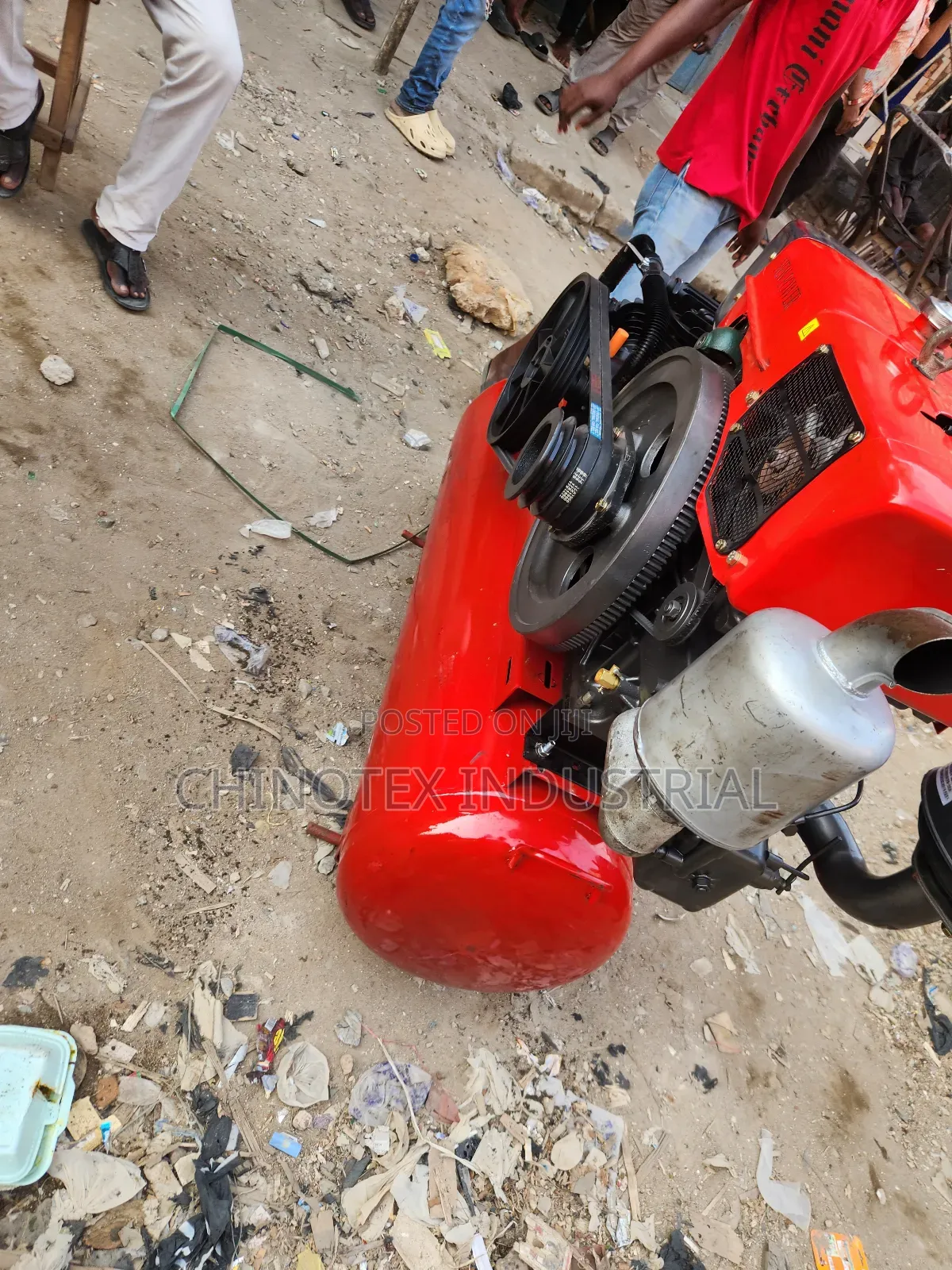 Diesel Drive 300l Air Compressor Machine