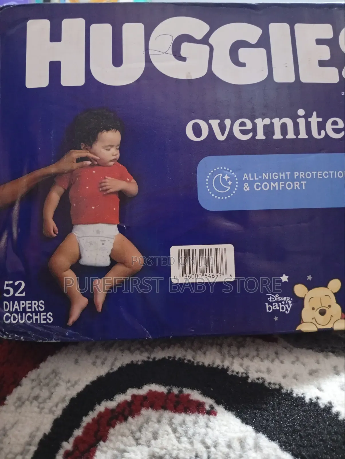 Huggies Overnight Size 4-52 Counts