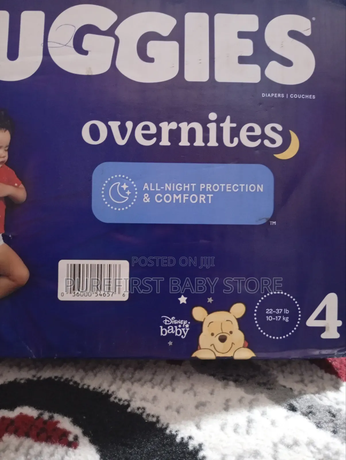 Huggies Overnight Size 4-52 Counts