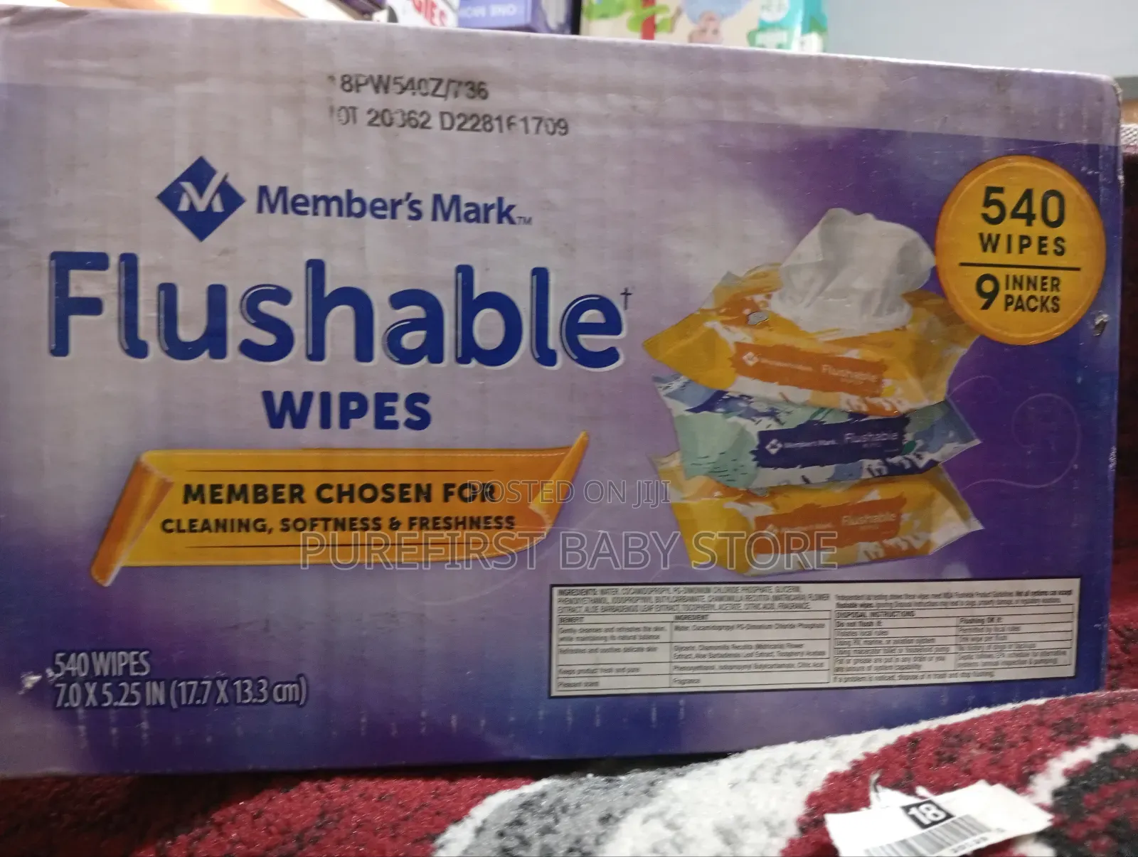 Members Mark Flushable Wipes