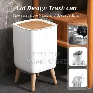 Lid Design Trash Can: