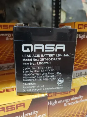 Qasa 12v 4.5ah Rechargeable Fan Replacement Battery