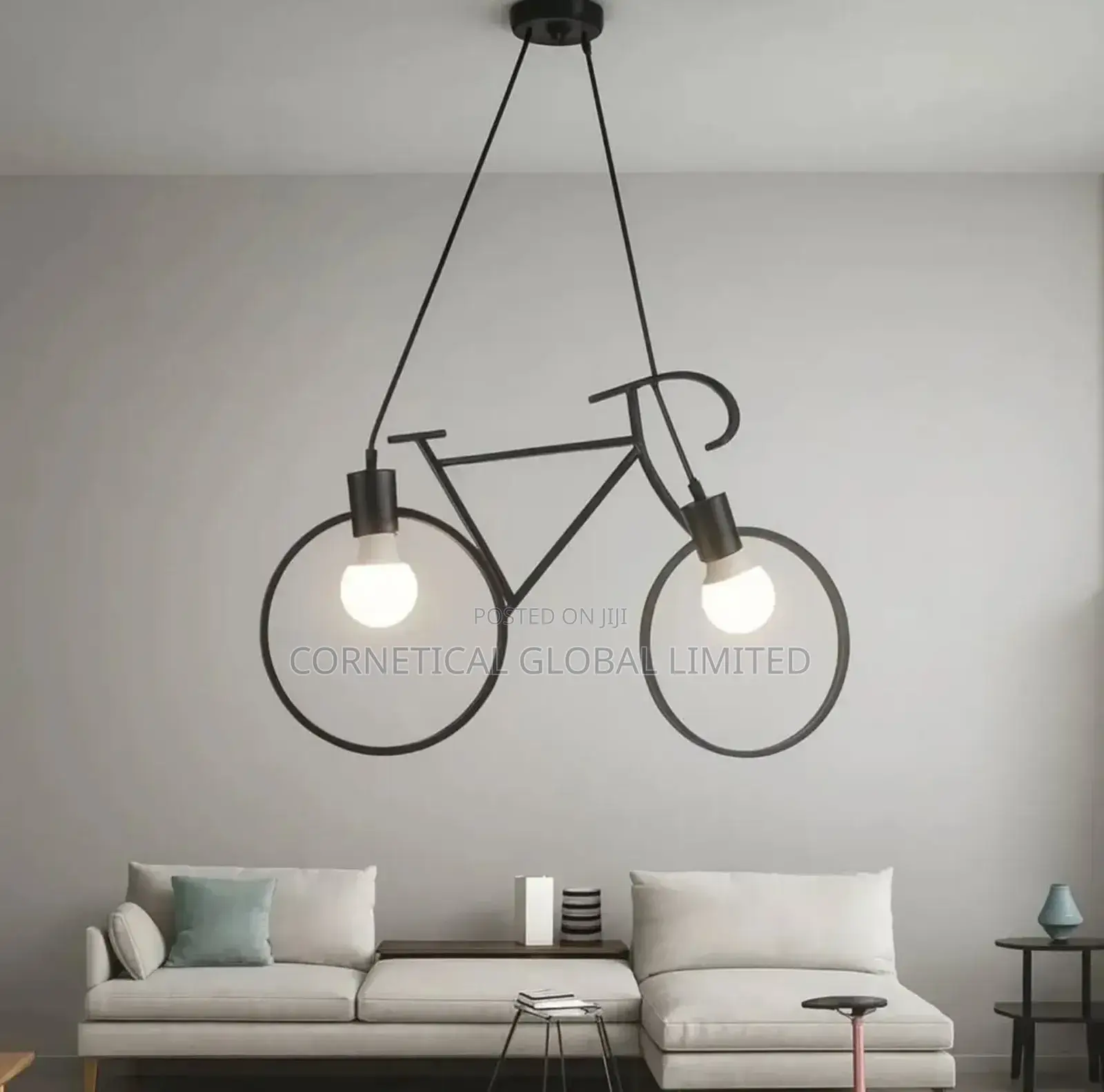 Modern Bike-style Decorative Pendant Lamp