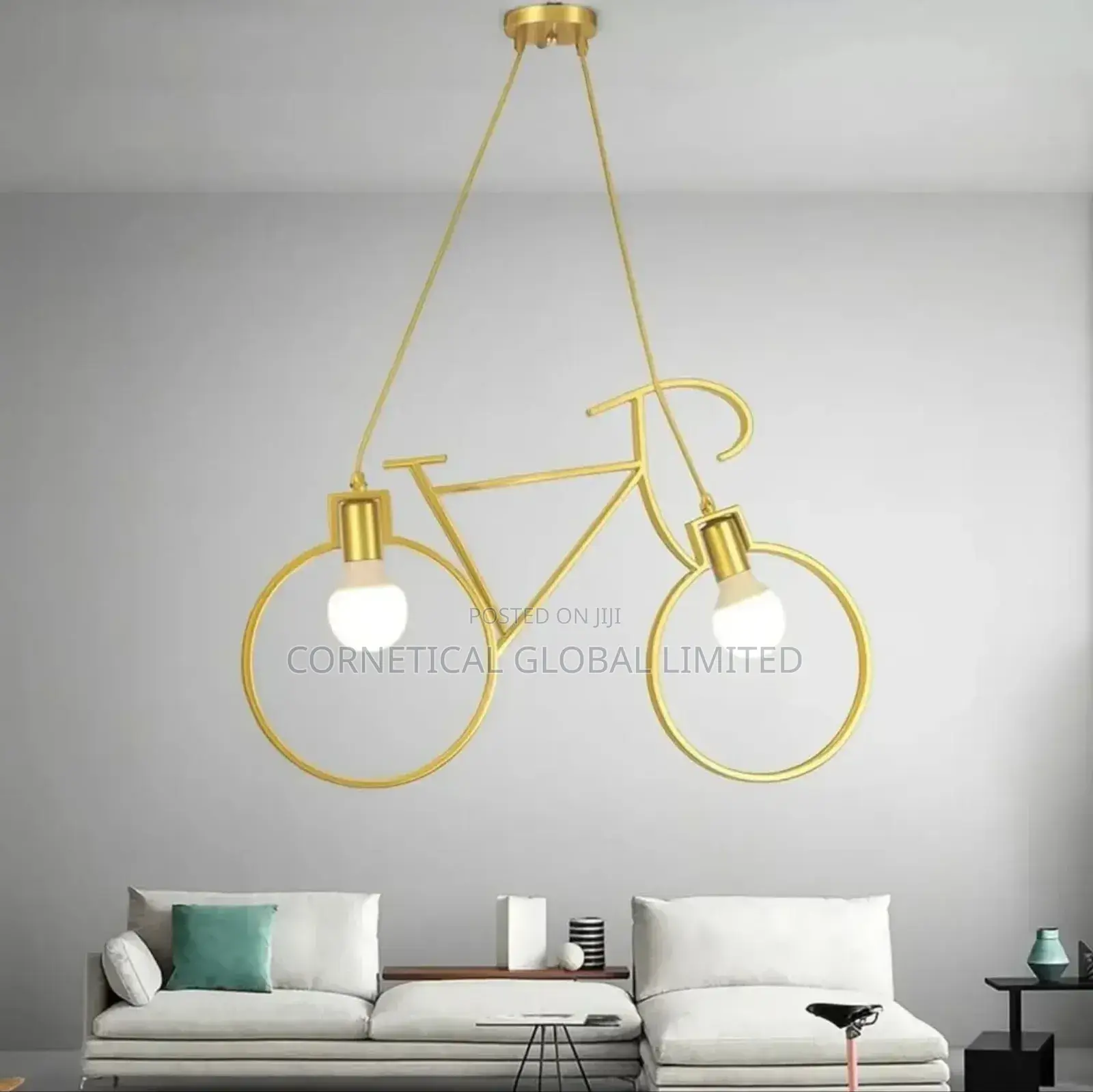 Modern Bike-style Decorative Pendant Lamp