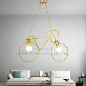 Modern Bike-style Decorative Pendant Lamp