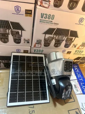 Solar Dual-lens Security Camera With Night Vision & Motion Sensor