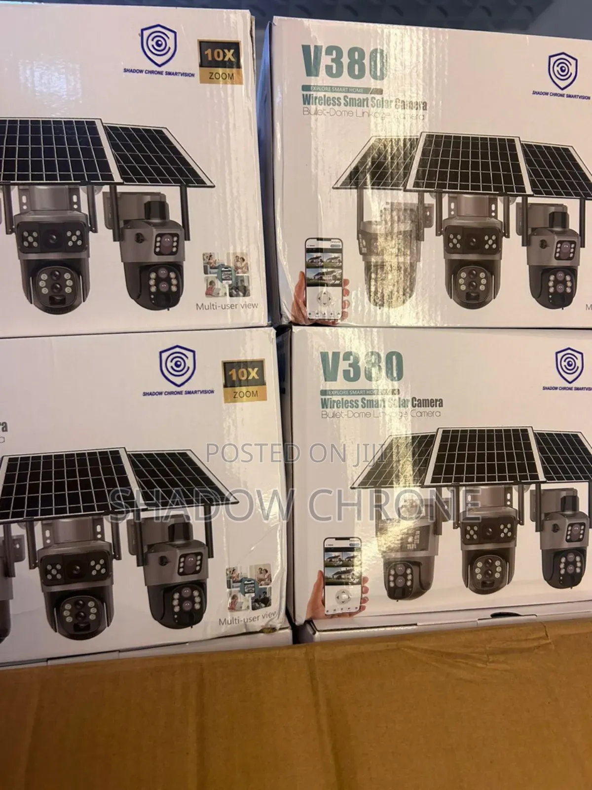Solar Smart Camera With 2 Eyes For Full-angle Security