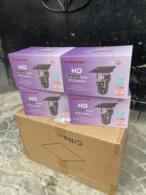 Ubox Ptz Wifi Double Len Solar Cameras