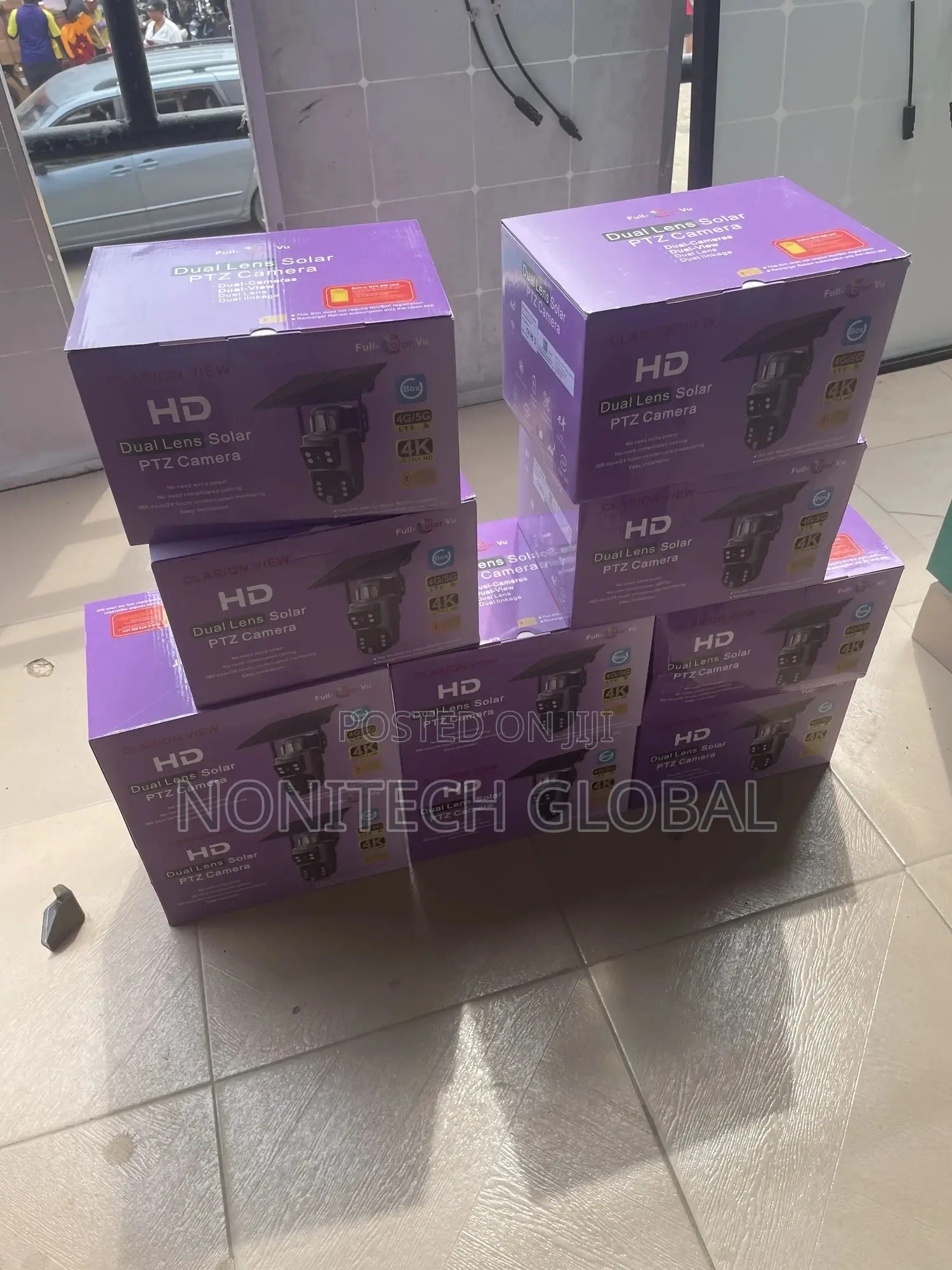 Ubox 4g Solar PTZ Camera With Sim