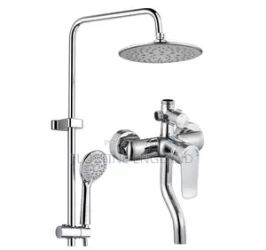 Silver Bathroom Showers