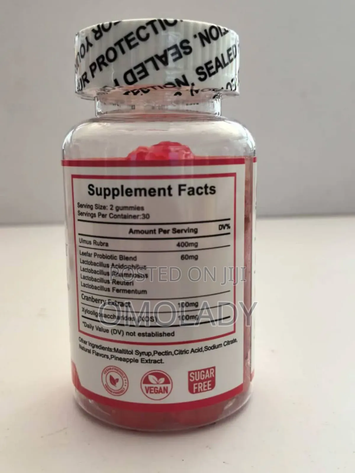 Women's Probiotic Gummies + Cranberry - 60pc
