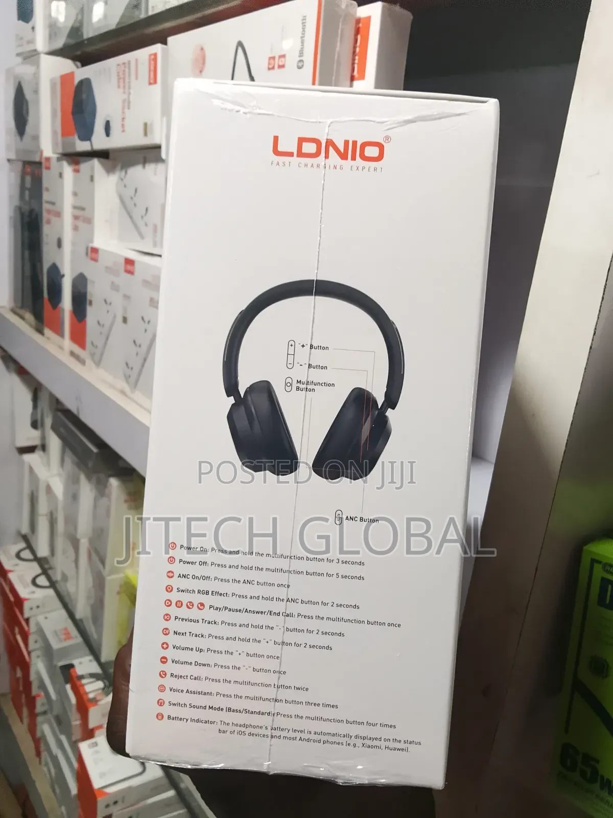 Bluetooth Noise-Cancelling Headphones H01