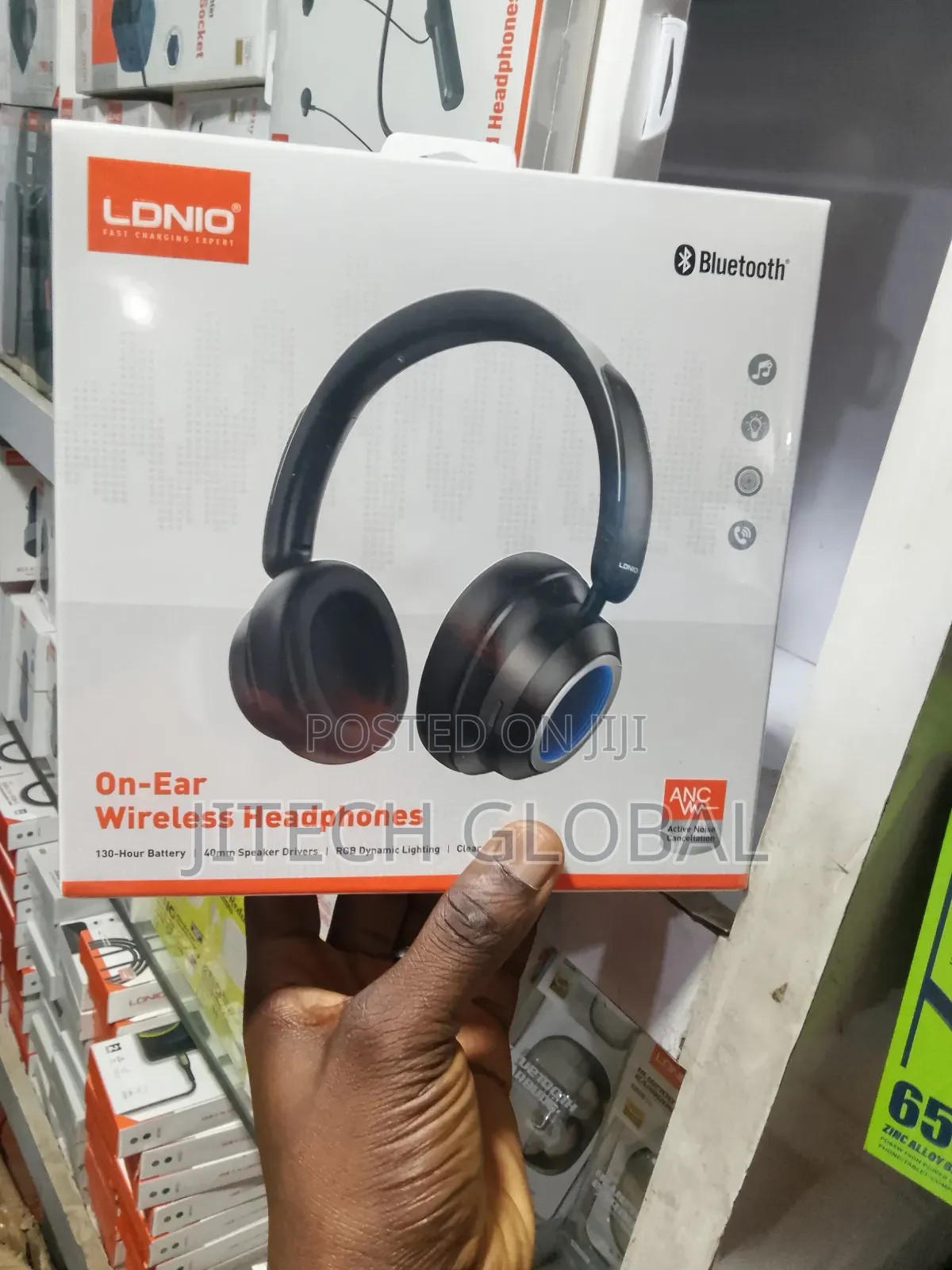Bluetooth Noise-Cancelling Headphones H01