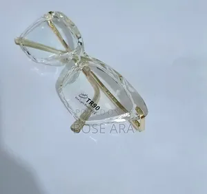 Transparent Classic Ladies Eyeglasses With Case