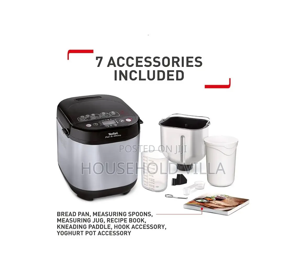 Tefal Bread Maker With 20 Programmes - Silver