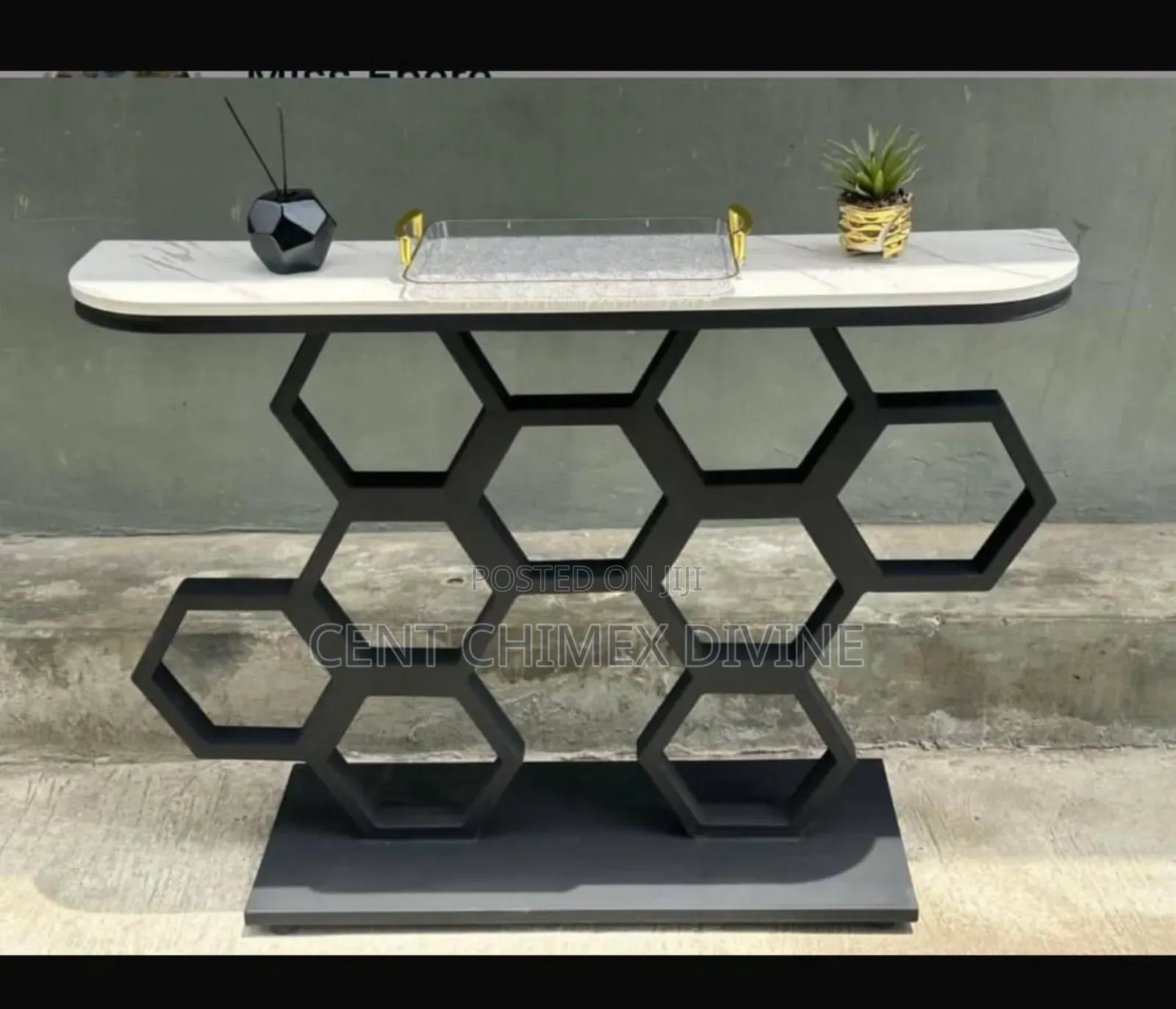 Beautiful Console Table With Marble Top