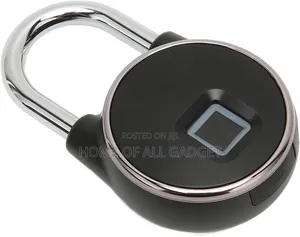 Fingerprint Padlock Usb Charging 360 Degree Recognition Smart Keyless