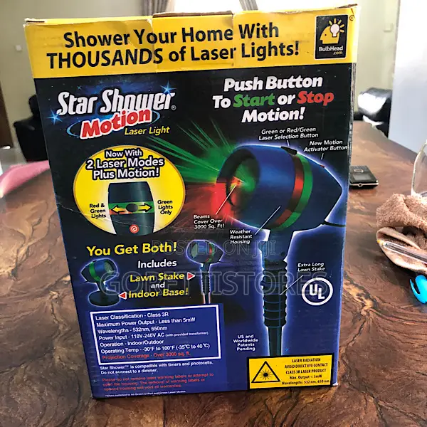Star Shower Motion Laser Light