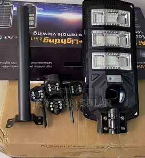 Solar Street Light With360°Lense Camera