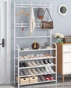 Multifunction Shoe and Hat Rack
