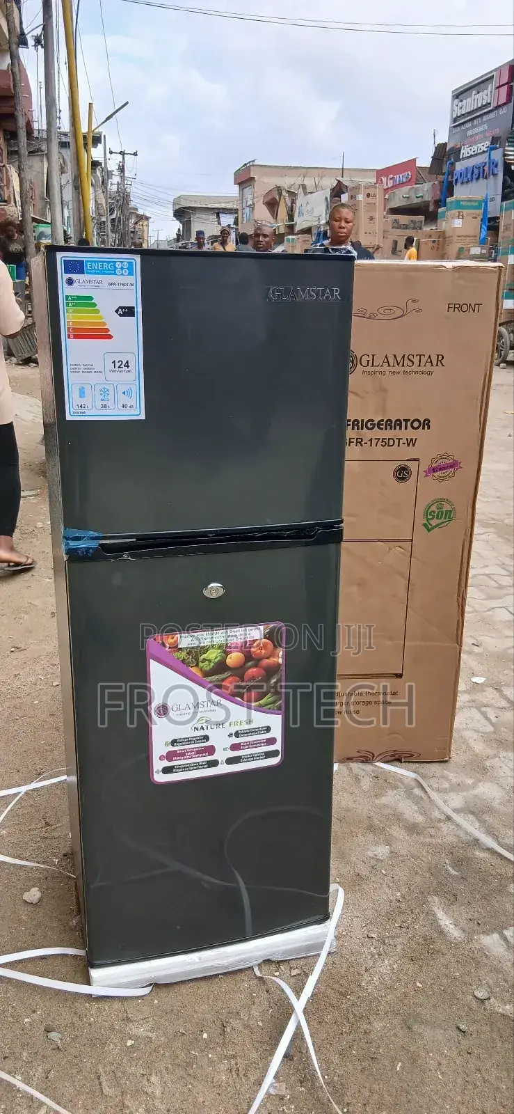 Glamstar Double Door Fridge
