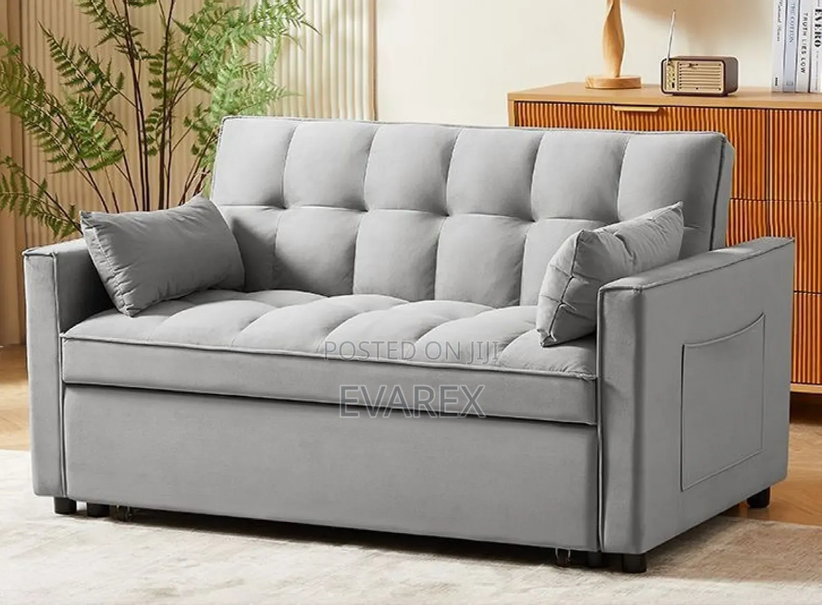 Exotic Adjustable Grey Sofa/Bed. Foldable Bed/Chair