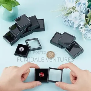36 Pack Mini Acrylic Jewelry Display Box