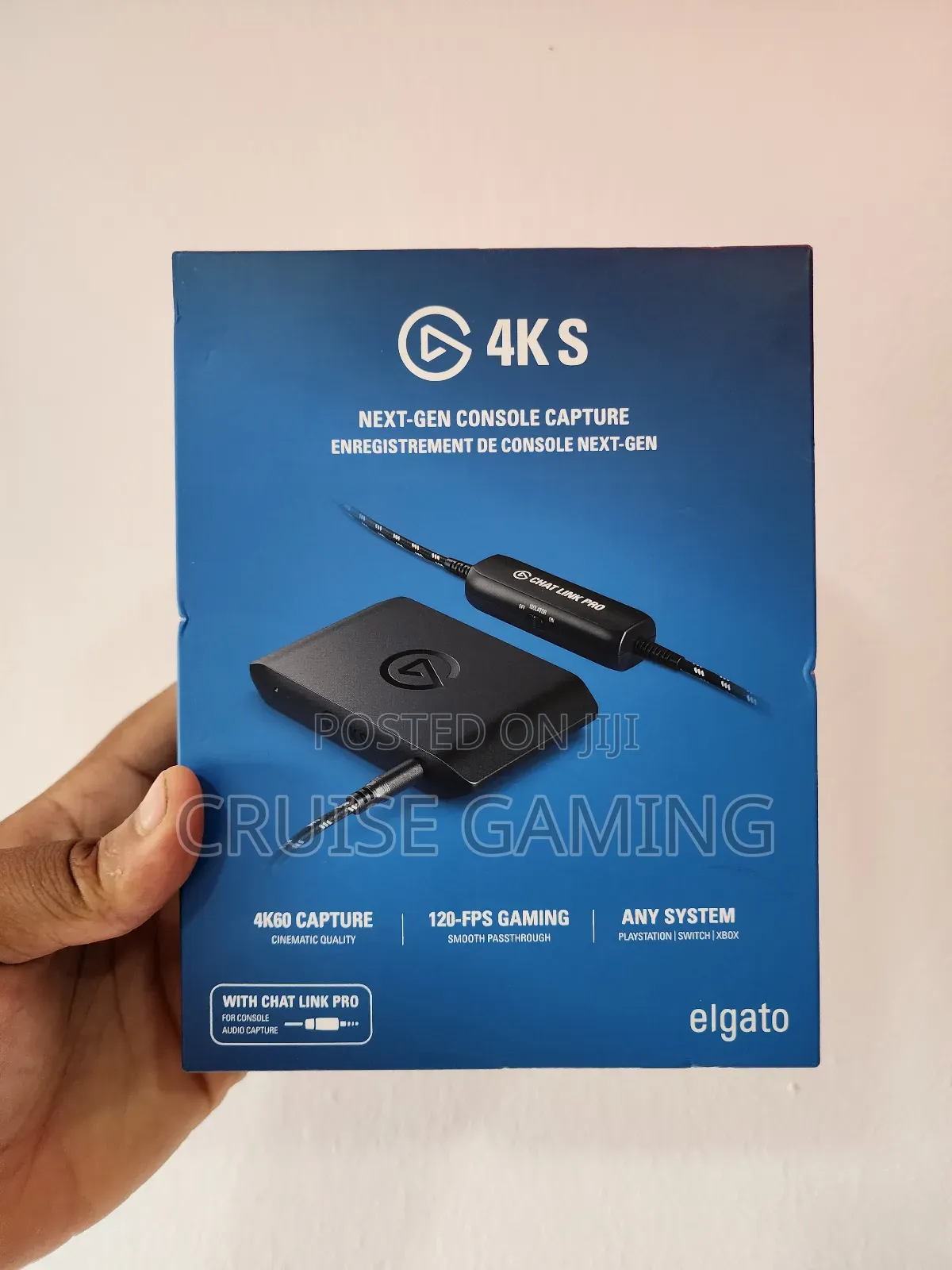 Elgato 4ks External Capture Card With Bonus Chat Link Pro (2025 Model)